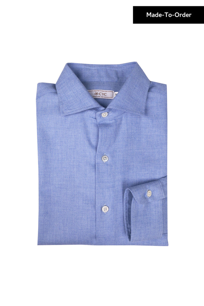 CYC-tailored-Alumo-long-sleeves-business-shirt-dark-blue-folded-copy
