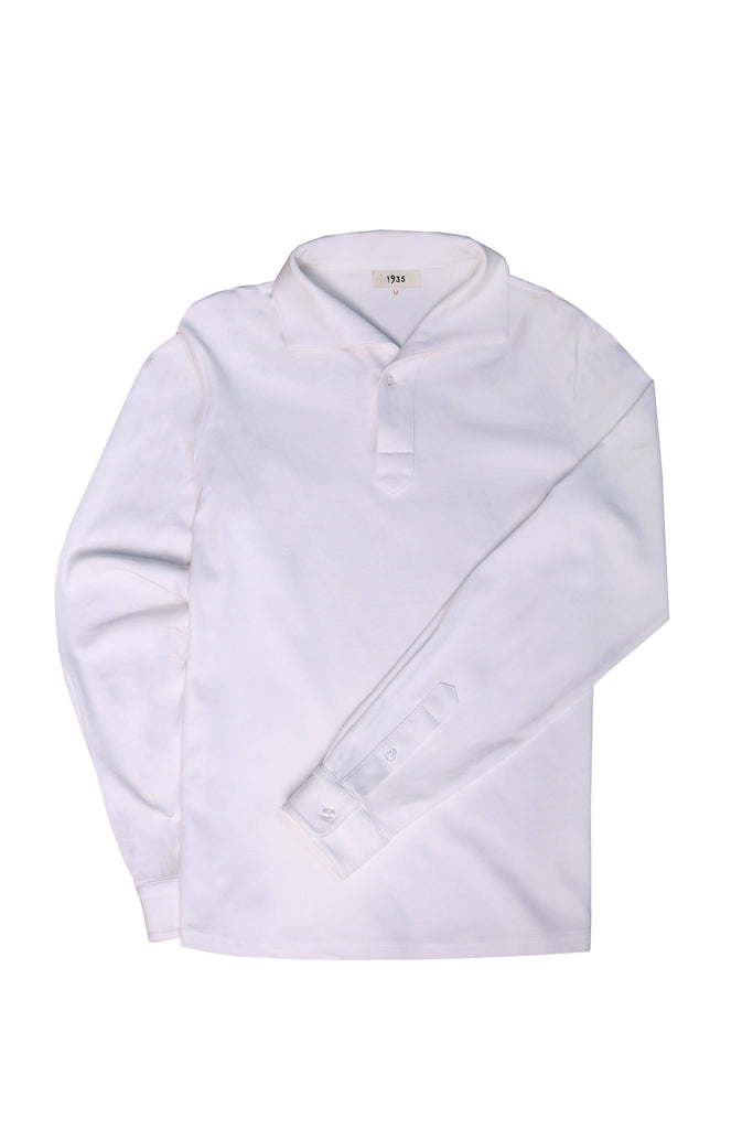cyc-tailor-mens-long-sleeve-polo-tee-white-flat