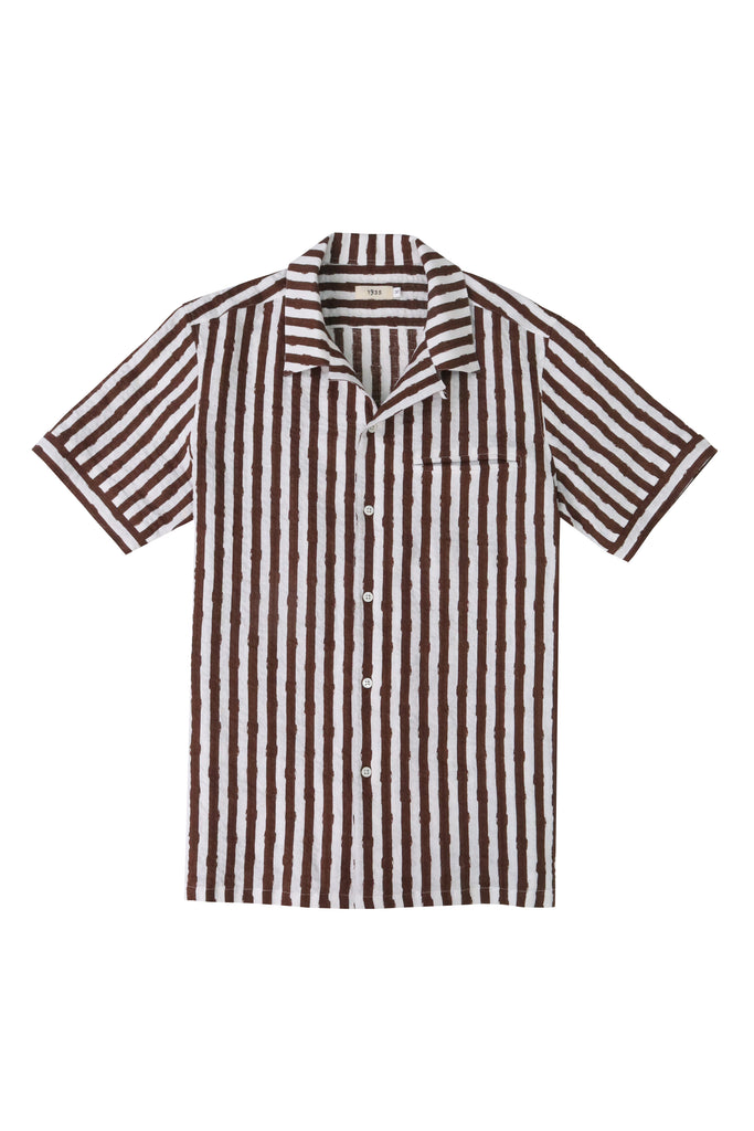 Brown-Striped-Linen-Seesucker-Shirt-4