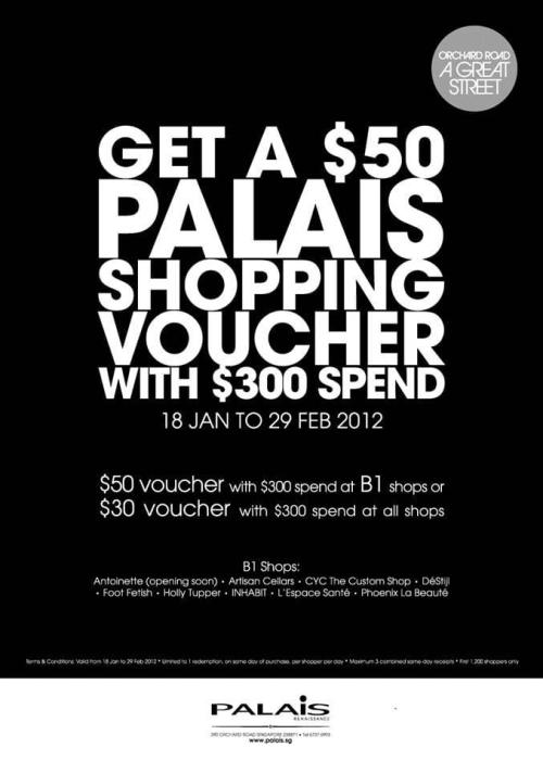 Special Promotion, Only at CYC Palais Renaissance