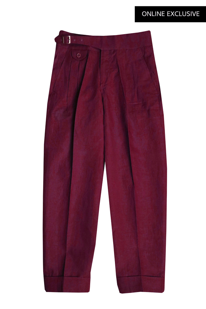 1935-Journee-Gurkha-Trousers-Red