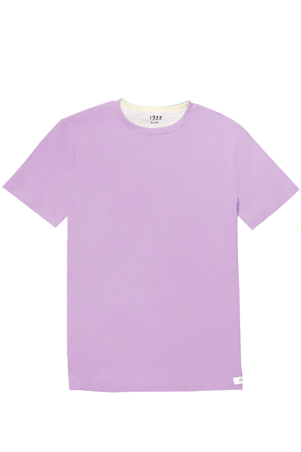 French Lilac Loft Crew Knit T-shirt 1935 by CYC Made to Measure