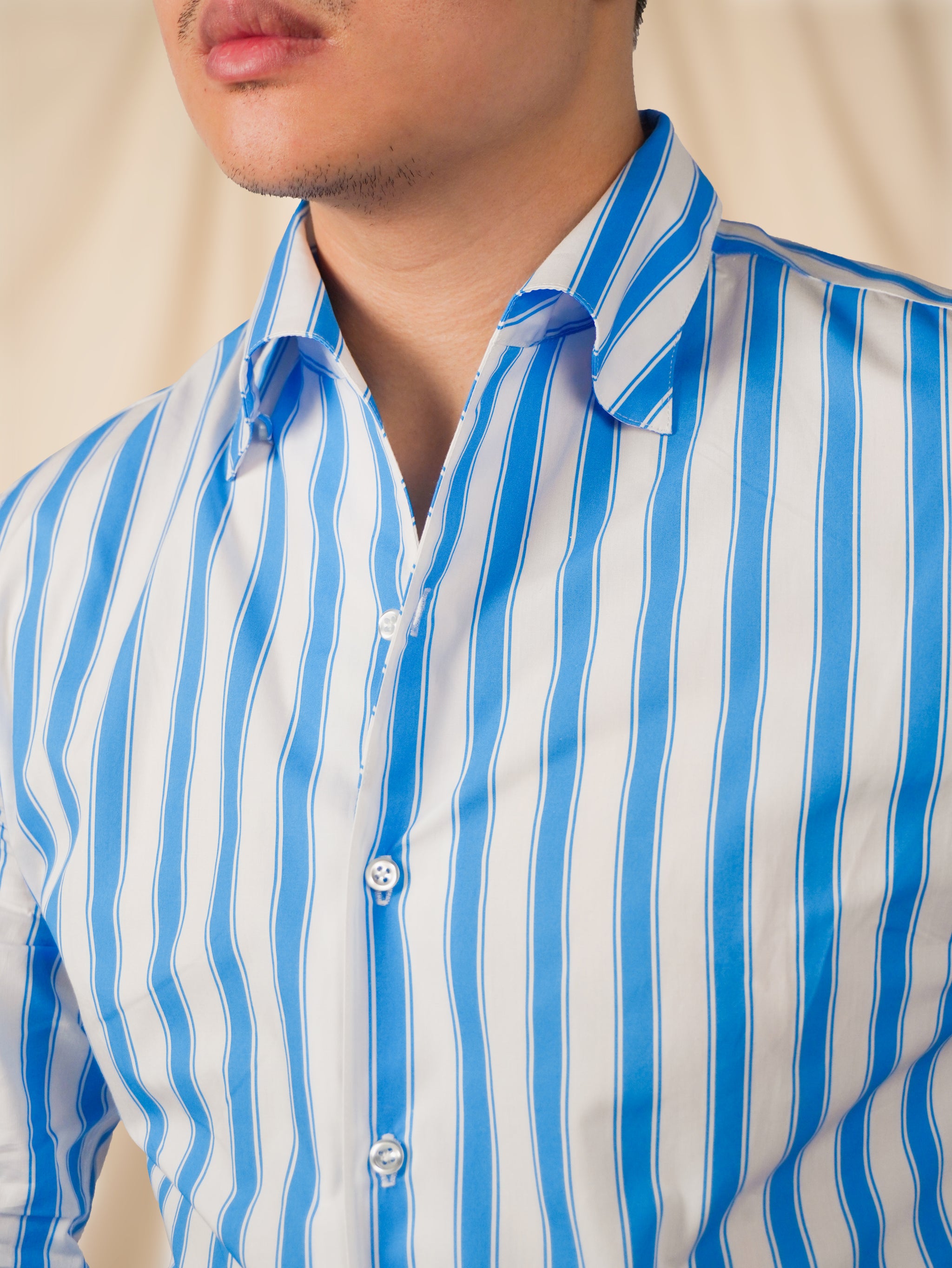 Poolside Striped B.D. OPC Long Sleeve Shirt