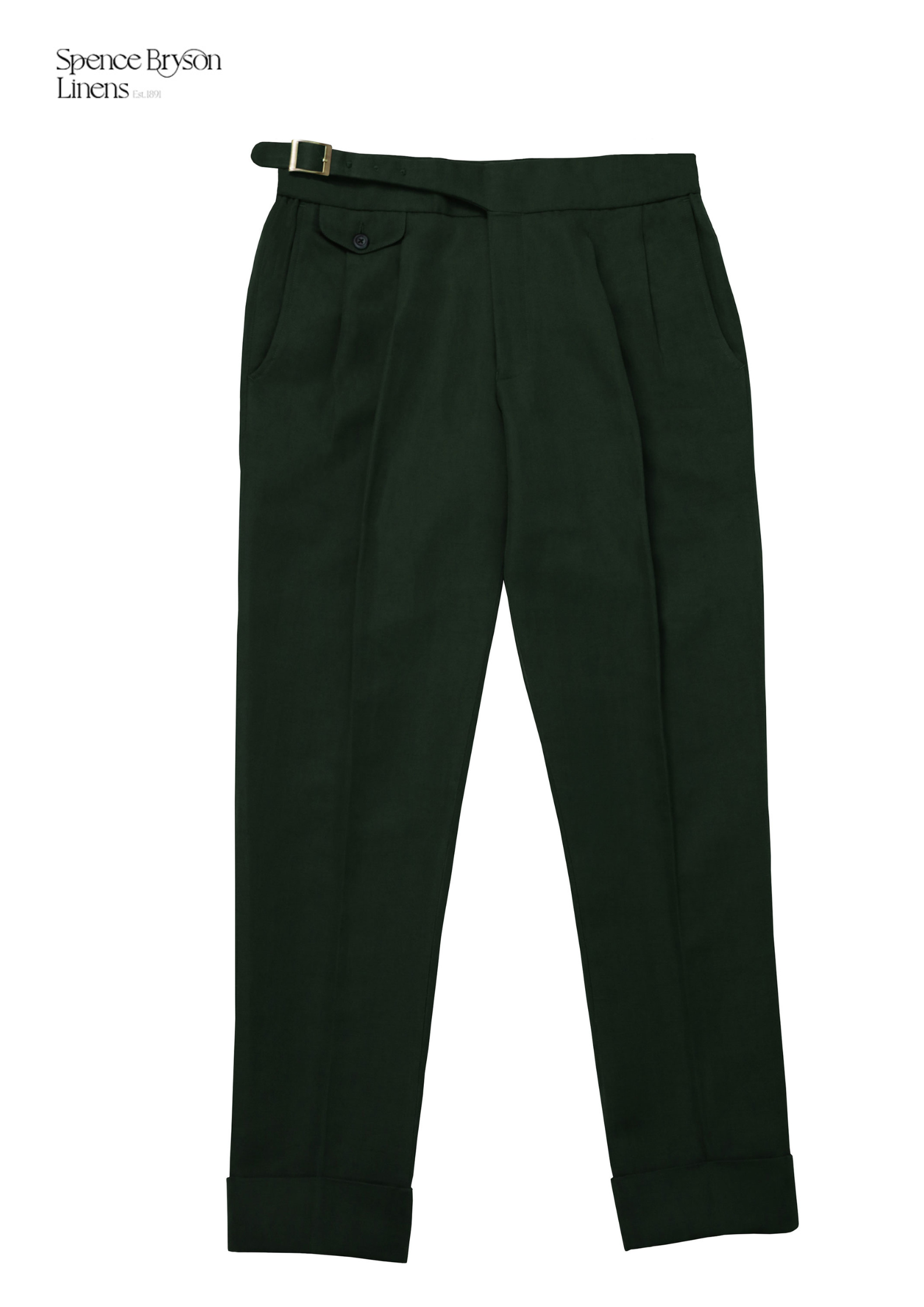 Olive Journée Trousers - 1935 by CYC Made to Measure Olive Journée Trousers - 1935 by CYC Made to Measure