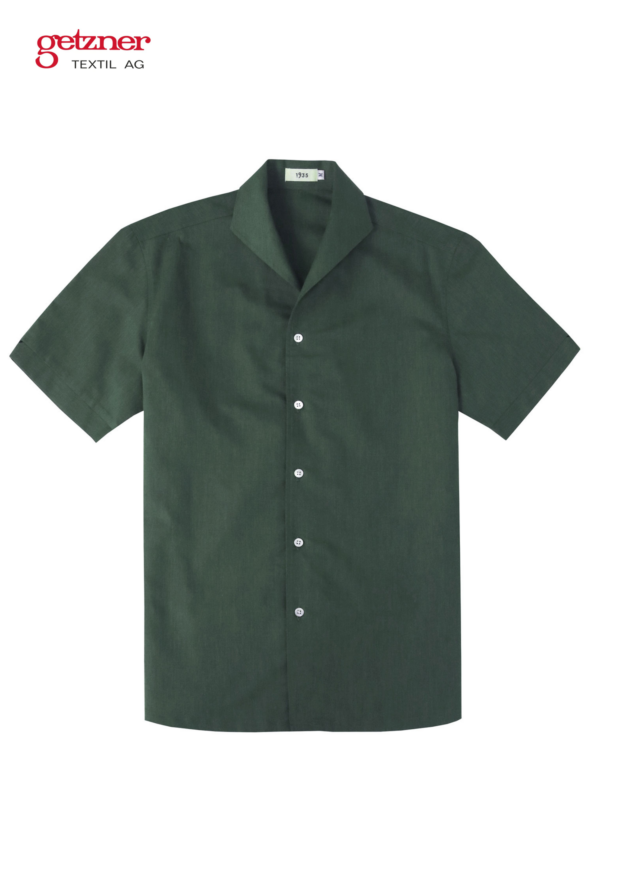 men shawl collar single button shirt