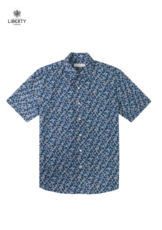 Mr. Hand Men's Printed Short Sleeve Shirt