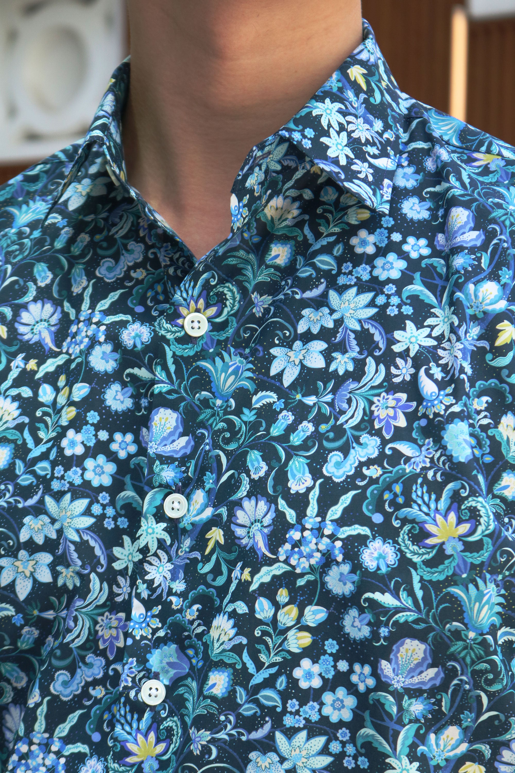 Kobushi Men's Printed Short Sleeve Shirt