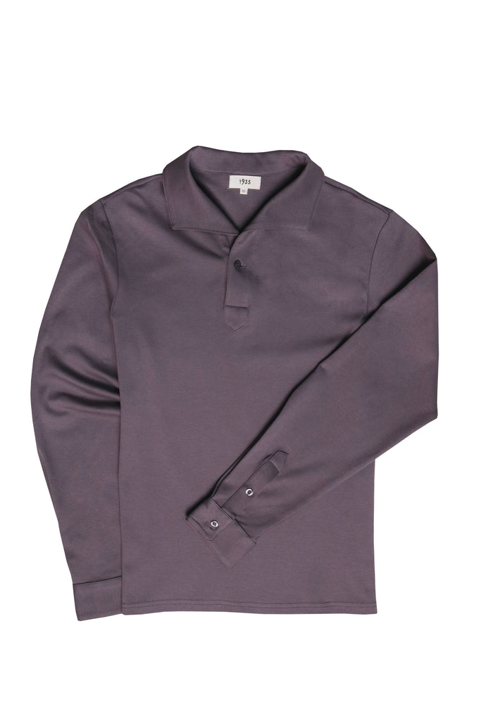 cyc-tailor-men-long-sleeve-polo-shirt-grey-flat