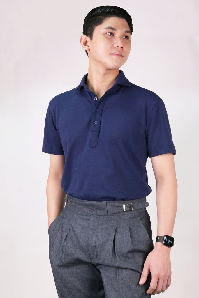 1935-by-CYC-smart-polo-in-navy-front