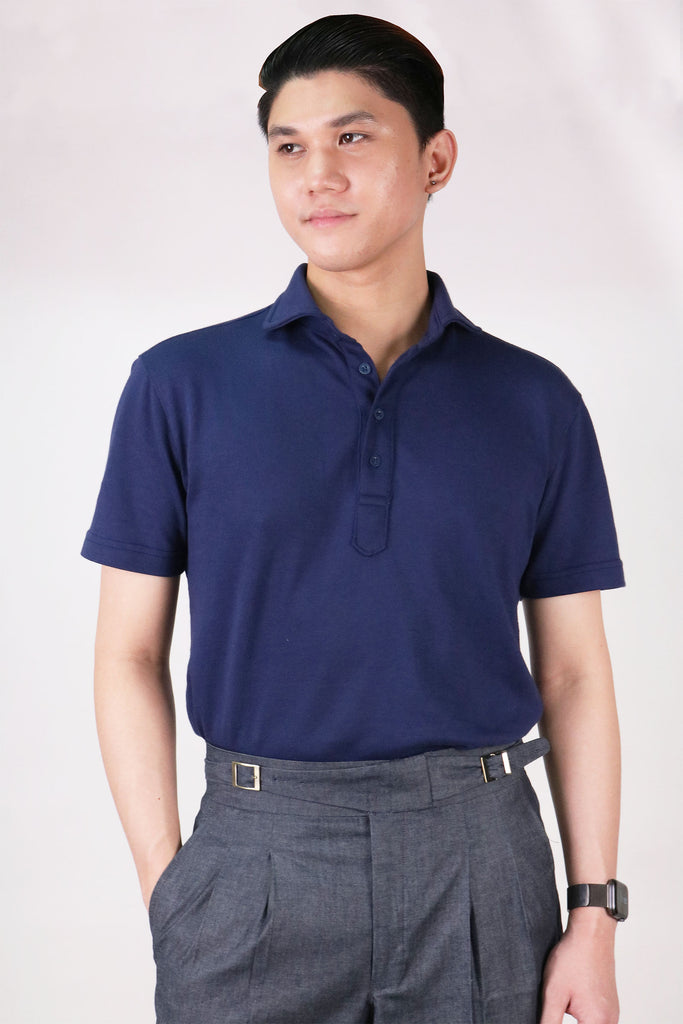 1935-by-CYC-smart-polo-in-navy-front