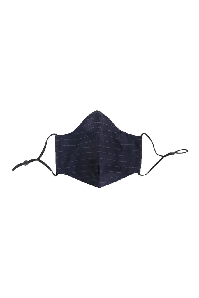 CYC-Reusable-Wool-Mask-White-On-Navy-Striped-Ladies-Product