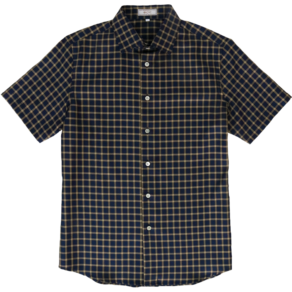Getzner-Navy-Checkered-Shirt-CYC