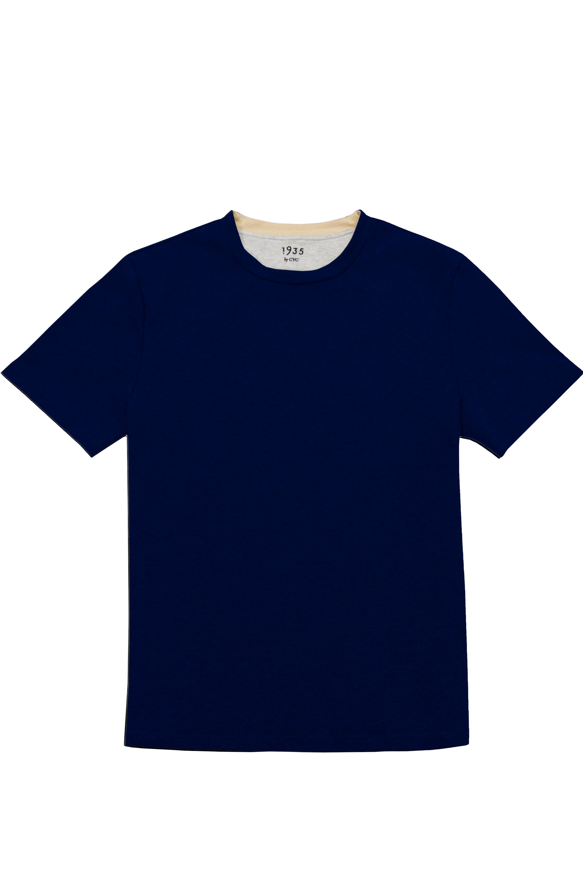 Navy Loft Crew Knit T-shirt - 1935 by CYC Made to Measure