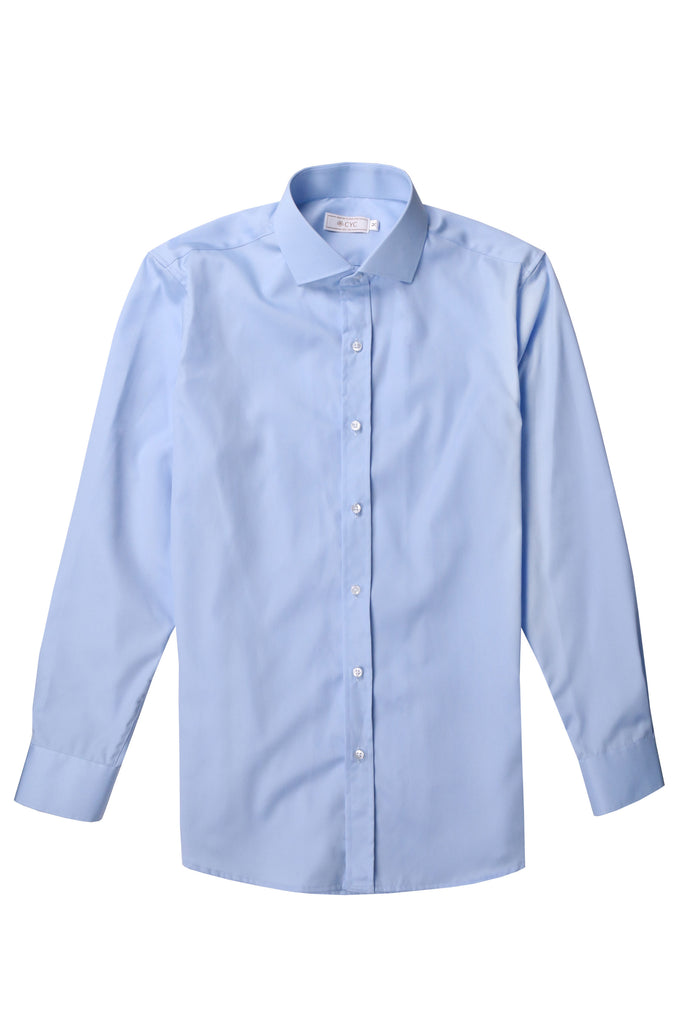 plain-blue-tailored-shirt-cyc-flatlay